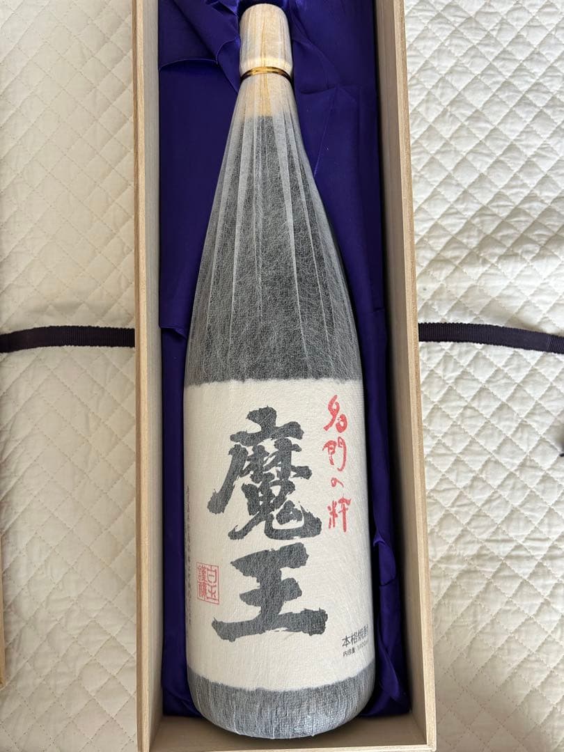 魔王　芋焼酎　25度　1800ml「蔵純正桐箱入り」