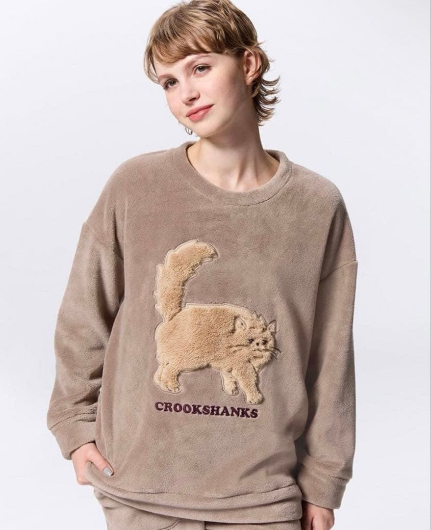 CROOKSHANKS フリース ルームウェア GU クルックシャンクス