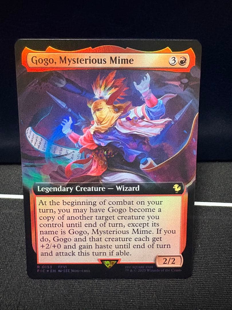 MTG ものまね士、ゴゴ　FFVI FIC 英語拡張アートFOIL