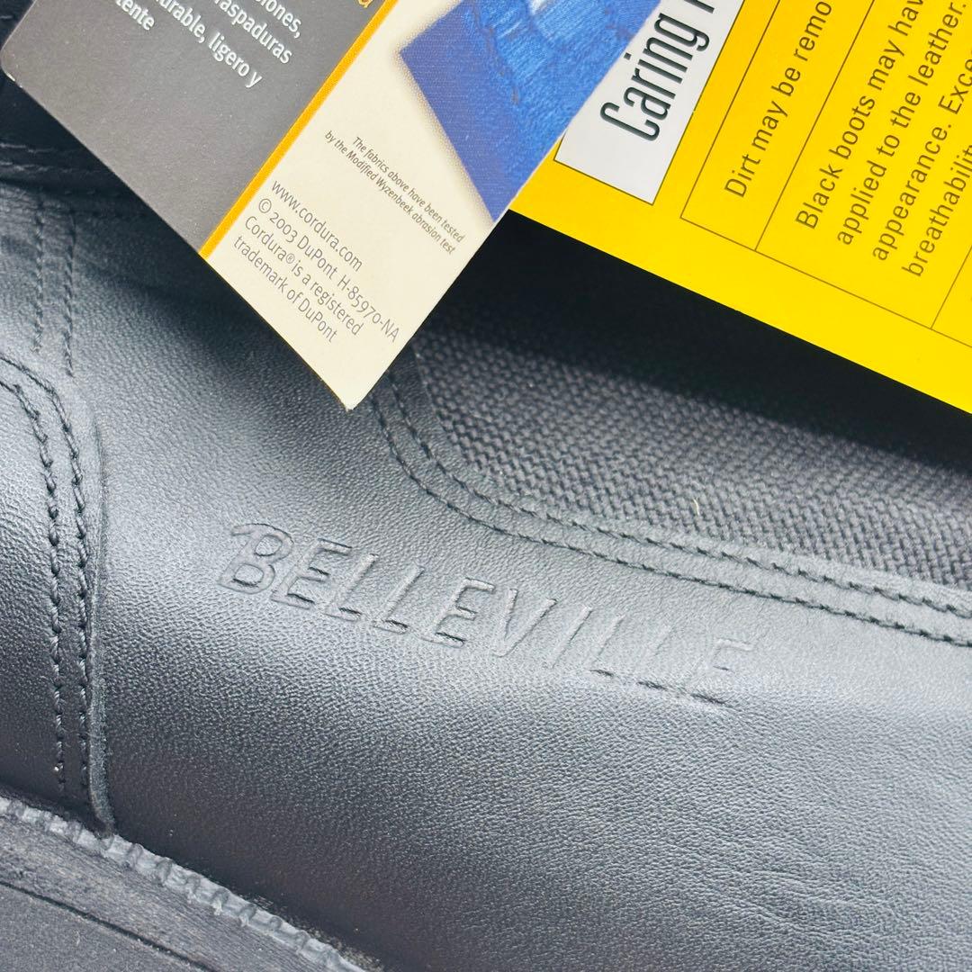 新品タグ付　ベルビル　コンバットブーツ　ブラック　31.5cm　ゴアテックス