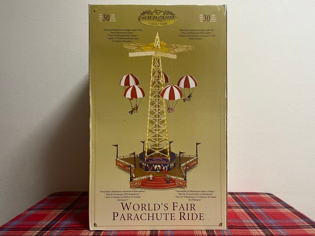ミスタークリスマス カルーセル パラシュート オルゴール ジャンク品