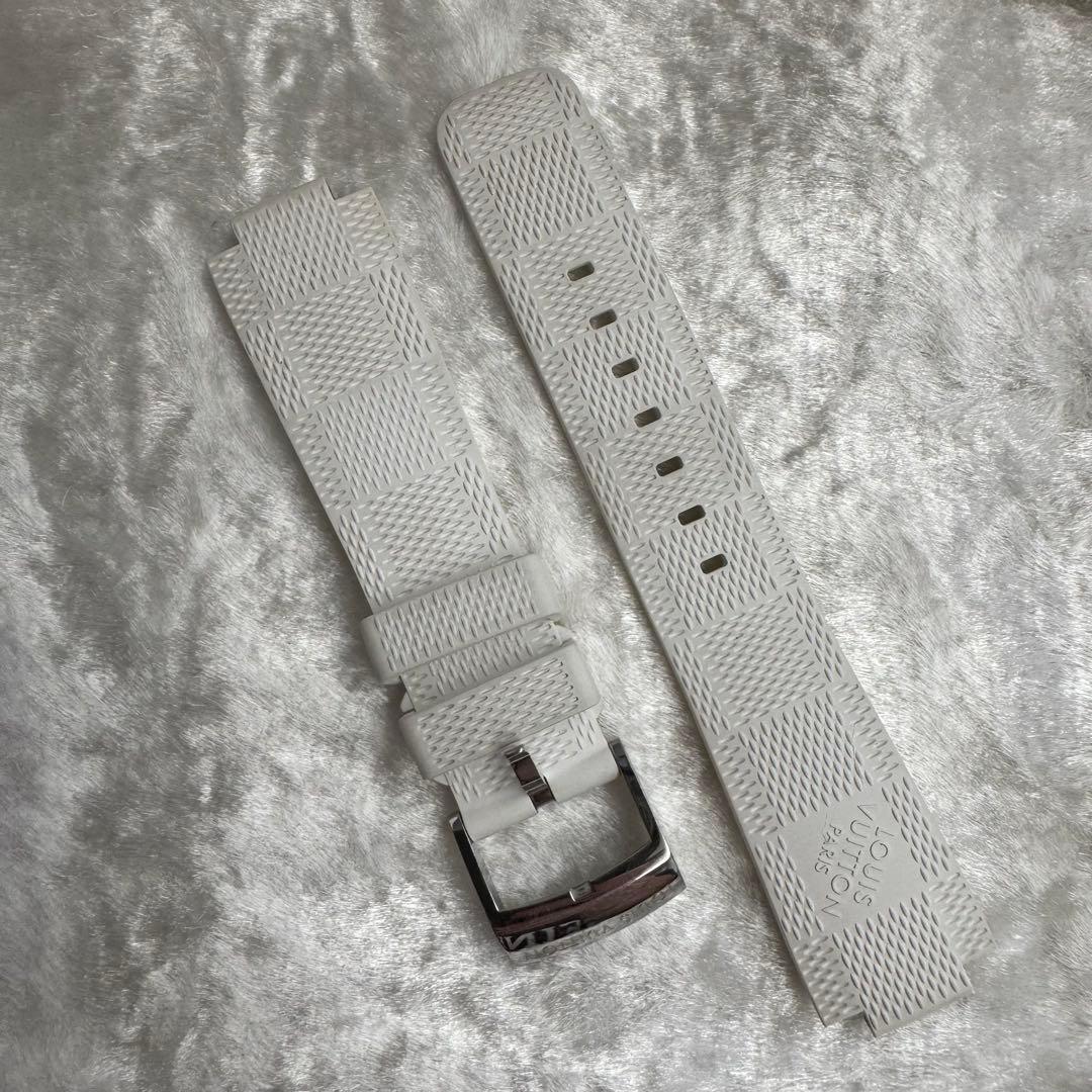 LOUIS VUITTON ダミエ ホワイトラバーベルト