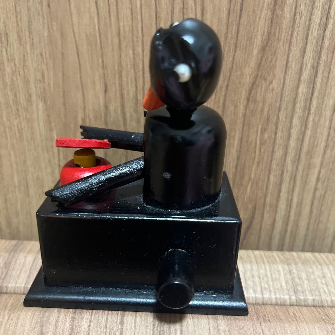 【レア】からくり人形 　神戸人形　木製 民芸神戸人形　昭和レトロ