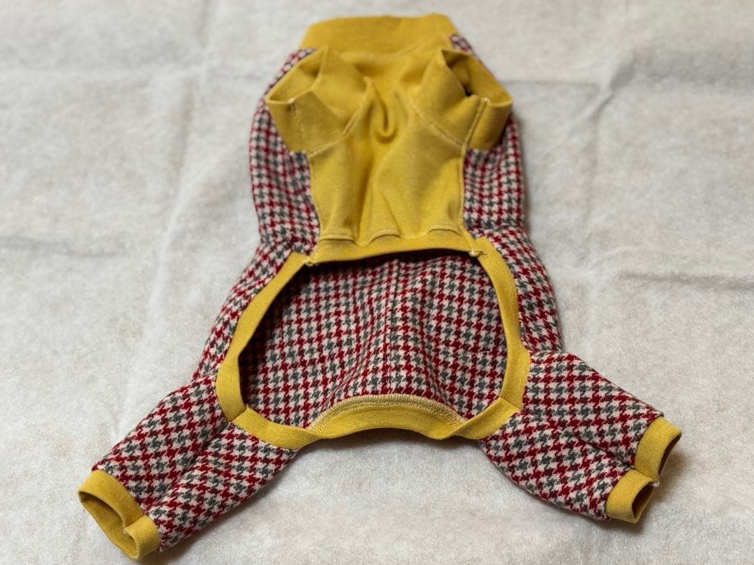 ハンドメイド犬服　つなぎ　ロンパース　SSまとめて　新作　男の子用　3点セット