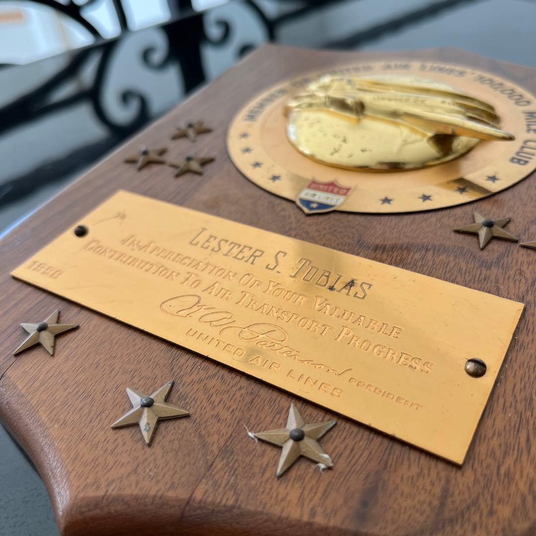 【ビンテージ】1958年 United Airlines Mile Club