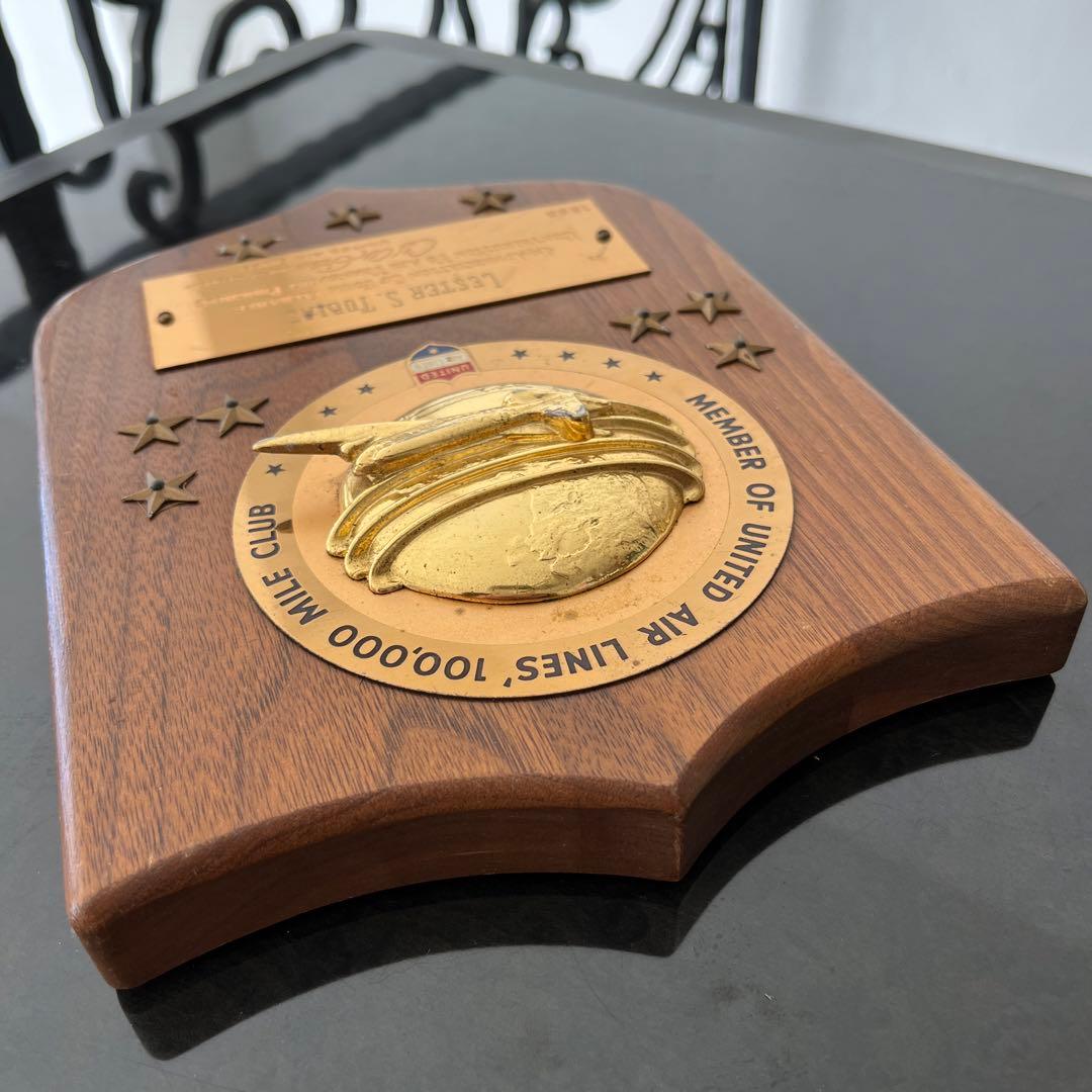 【ビンテージ】1958年 United Airlines Mile Club