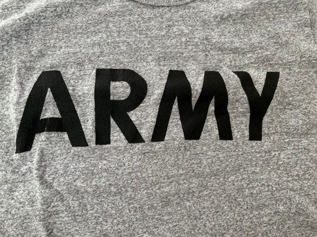 美品80sチャンピオン霜降りトリコタグARMYアーミーM