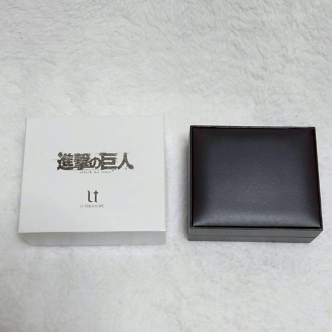 進撃の巨人 メッセージリング リヴァイ シルバー ブラックコーティング