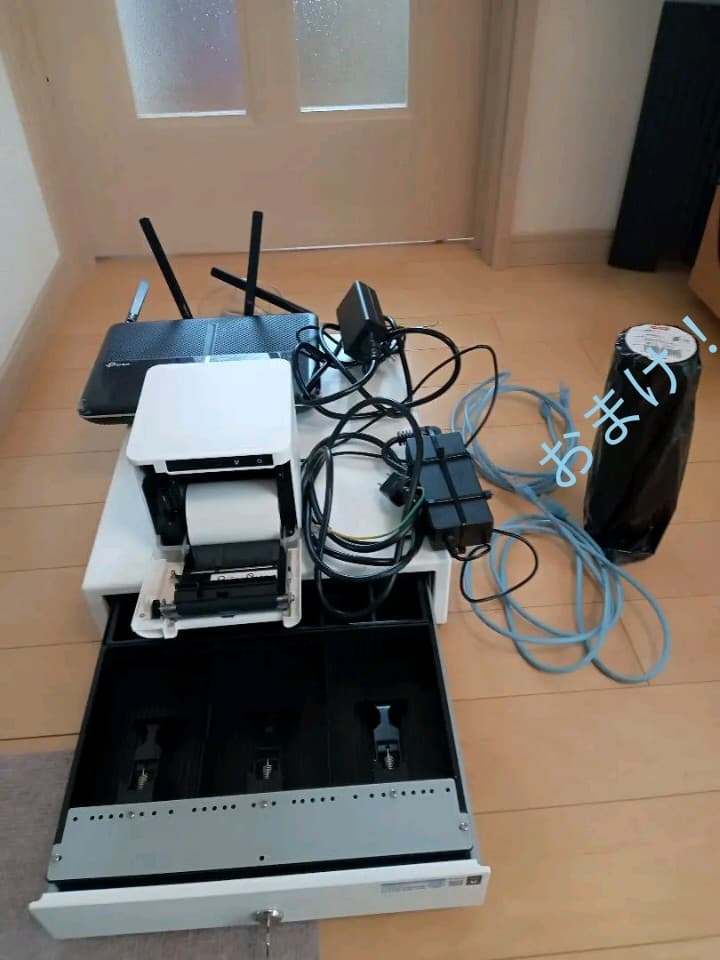 POSレジ用、プリンター、ドロアー、APセット