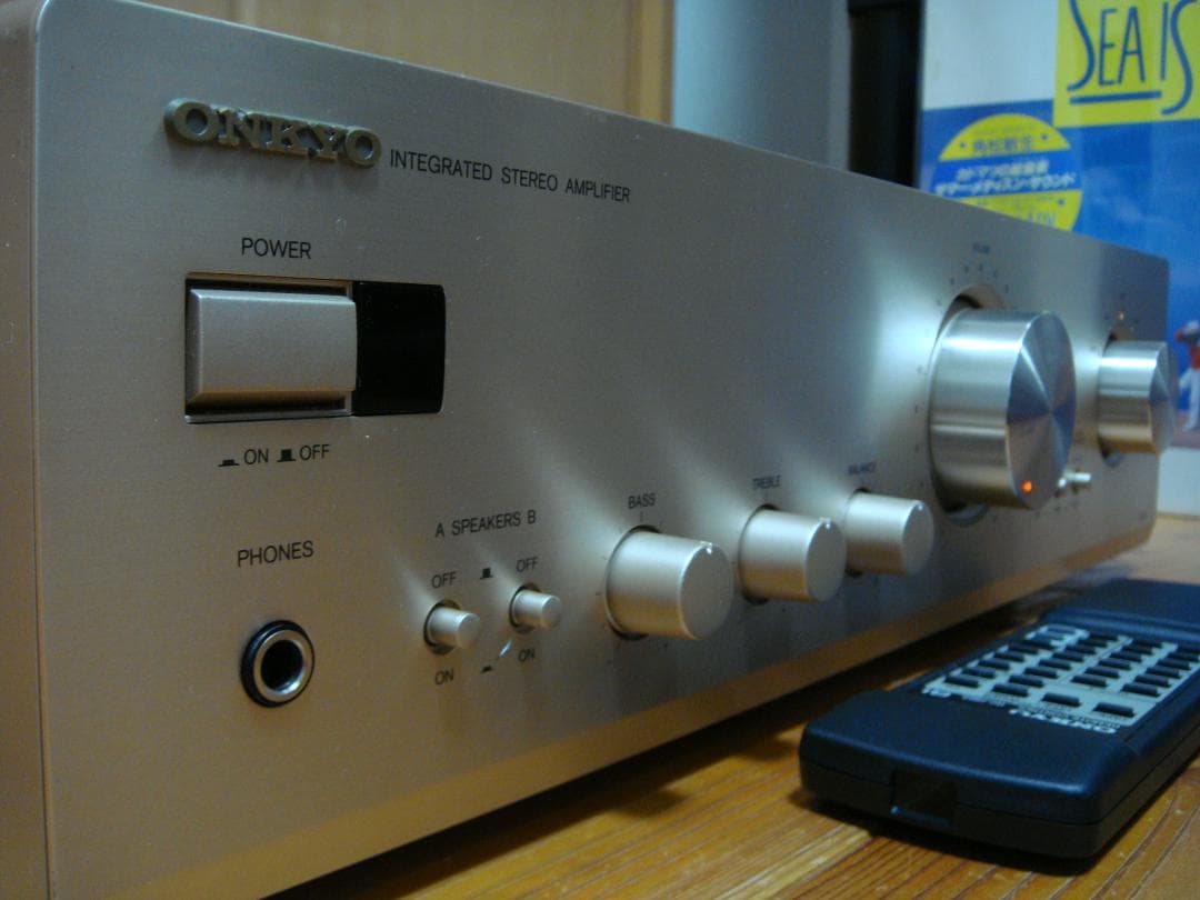 整備済 ONKYOオンキョー アンプ Integra A-924 リモコン取説付