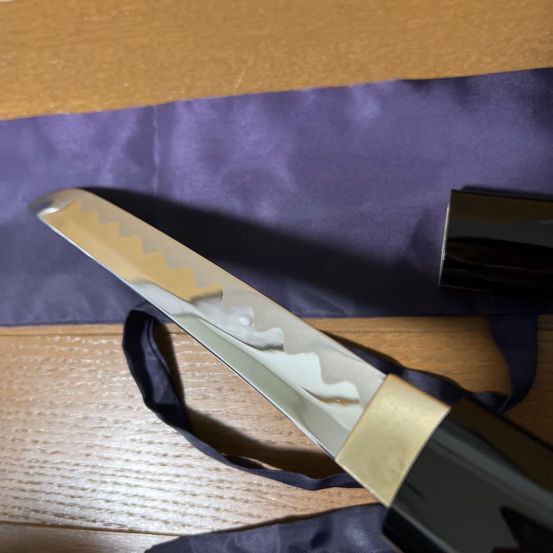 ドス　短刀　秋景色あしらい　兎シール