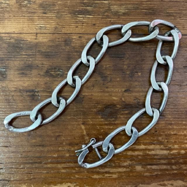 ヴィンテージ メキシカンジュエリー シルバー チェーン ブレスレット 925