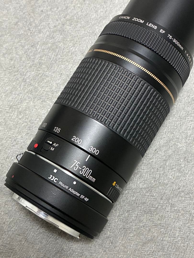 ⭐️美品⭐️Canon EFS 75-300 II & EF-EOS R アダプター