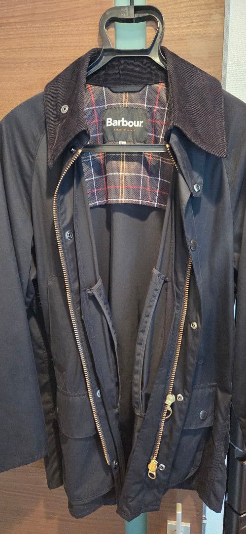 Barbour ビデイル ノンオイル 黒 BEAMSF別注 38【美品】