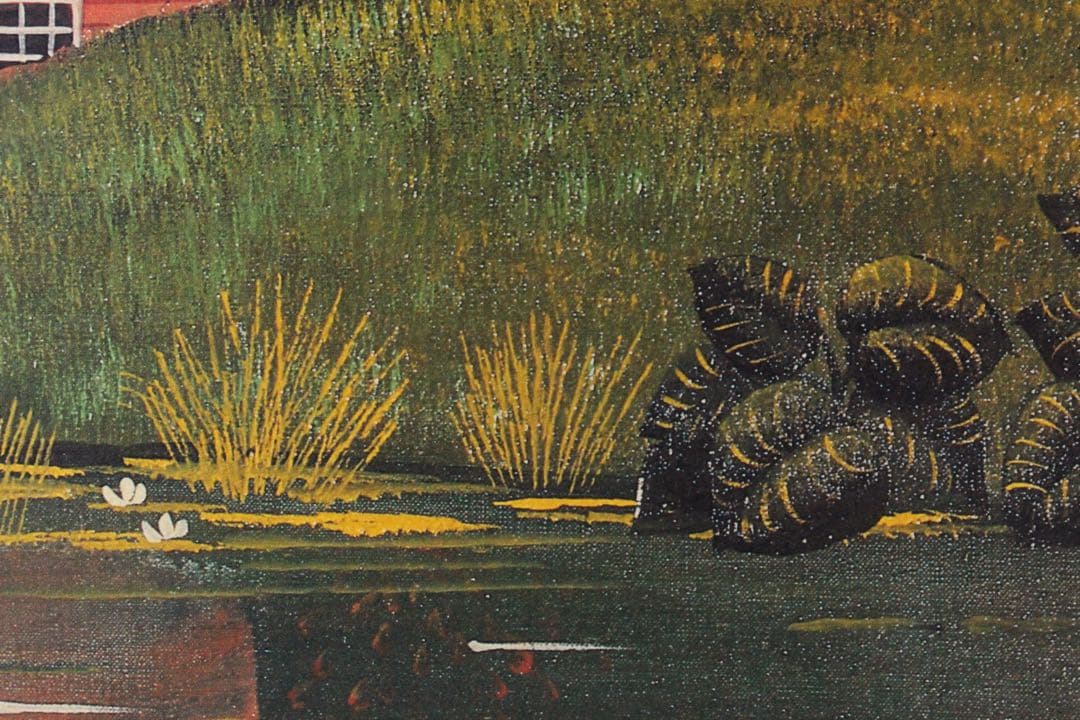 No4714 額装　ポスター　風景画　フランス　絵画　インテリア　送料無料