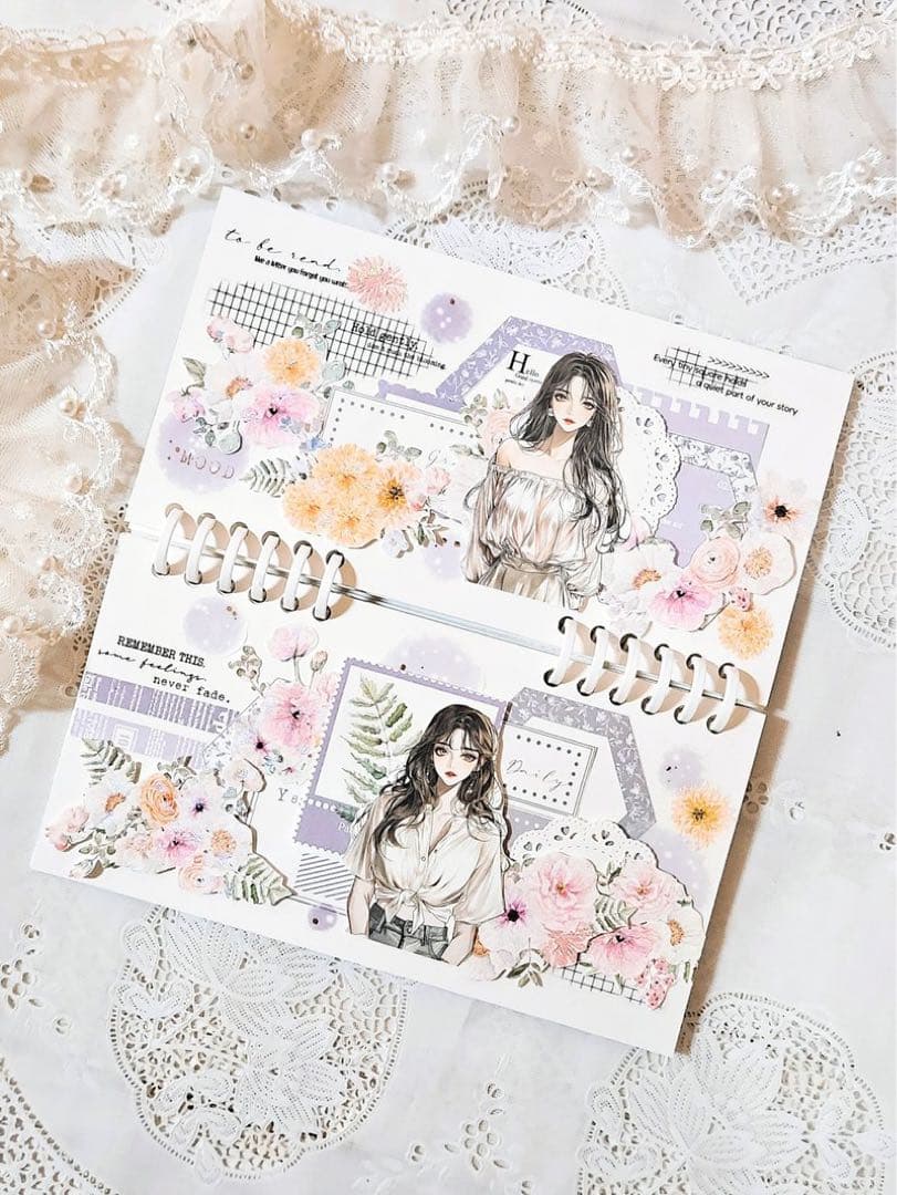 コラージュ素材　紙もの　素材紙　【2588】