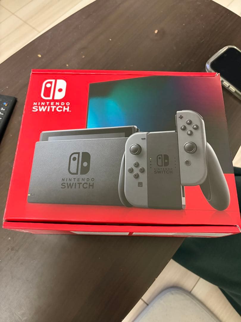 Nintendo Switch 本体 グレー （128G sdカード付）