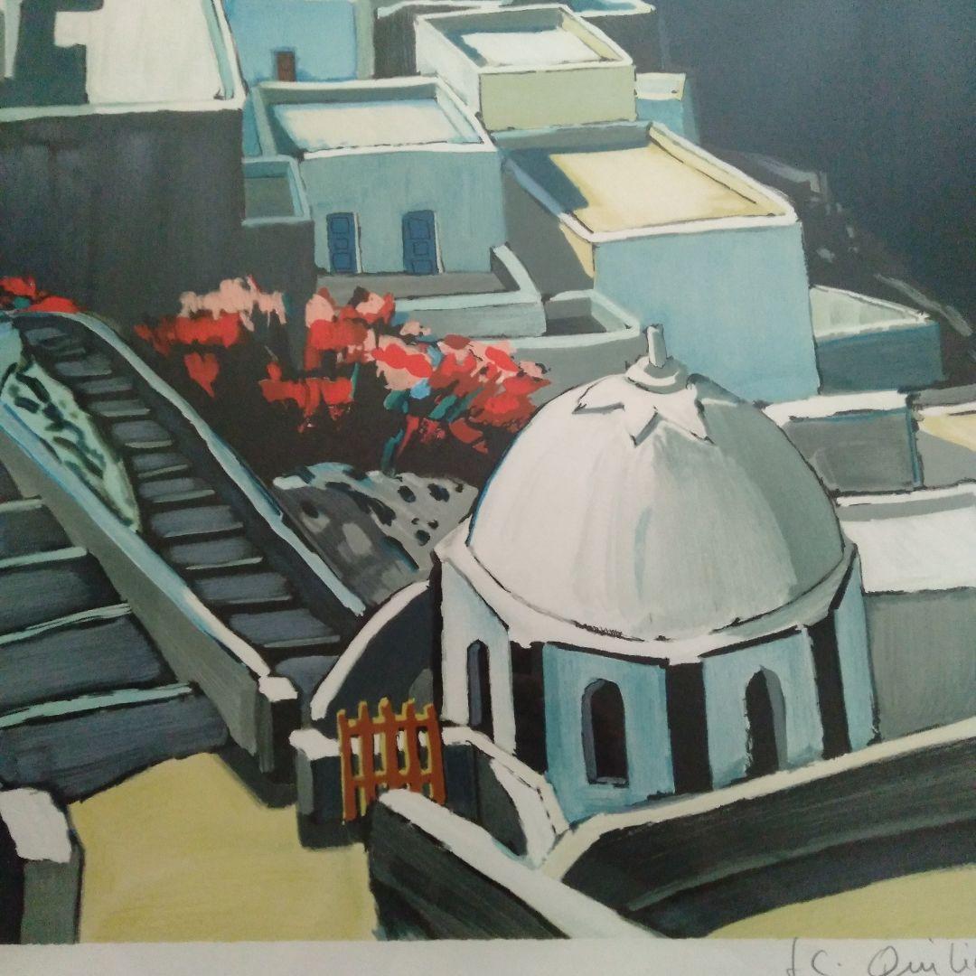 キリチ（ジャン・クロード・キリチ）サントランの朝　大型絵画　53/175