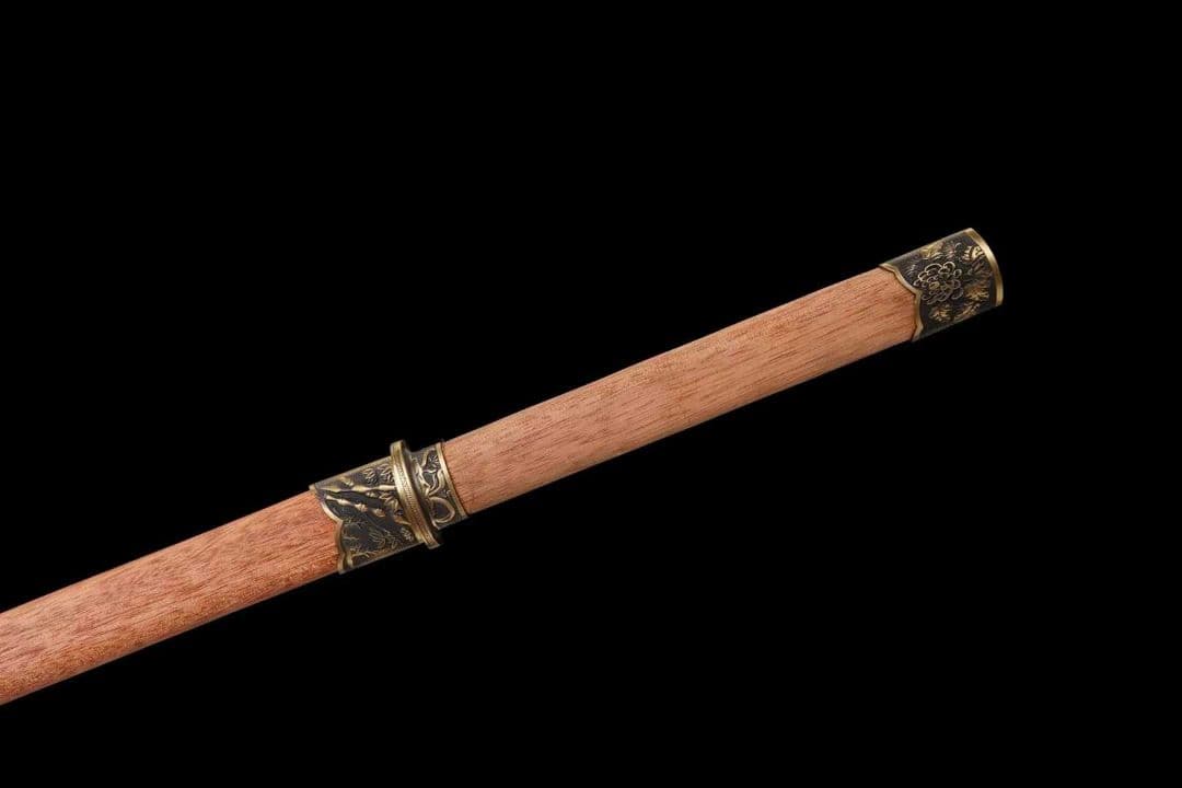 【全銅小剣】 古兵器 刀装具 日本刀　模造刀 居合刀 武士道 鑑賞用 美術刀