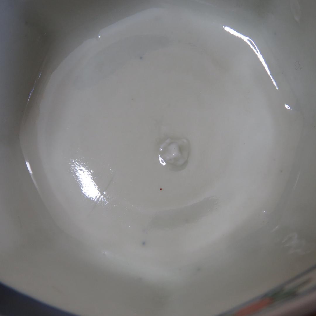 小鉢 向付 染付 色絵付け 江戸 明治 松竹梅 蝶 八角鉢 5客 美品