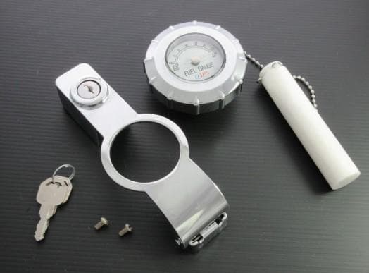 新品 CB400N CB750F CBX1000 ゲージ付 タンクキャップ 白