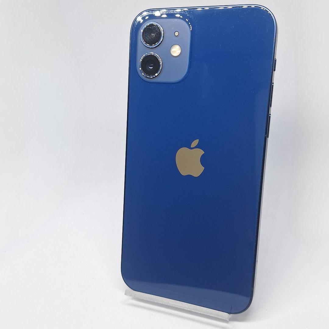 iPhone 12 64GB SIMフリー バッテリー新品 大容量 ブルー