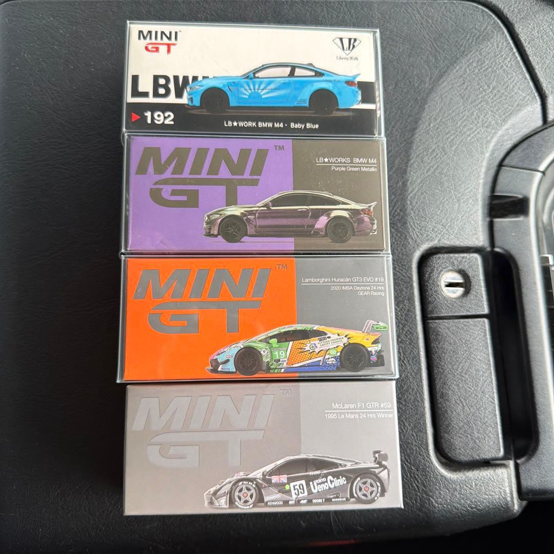 mini gt LBWK BMW M4 ランボルギーニ 4台セット LB☆