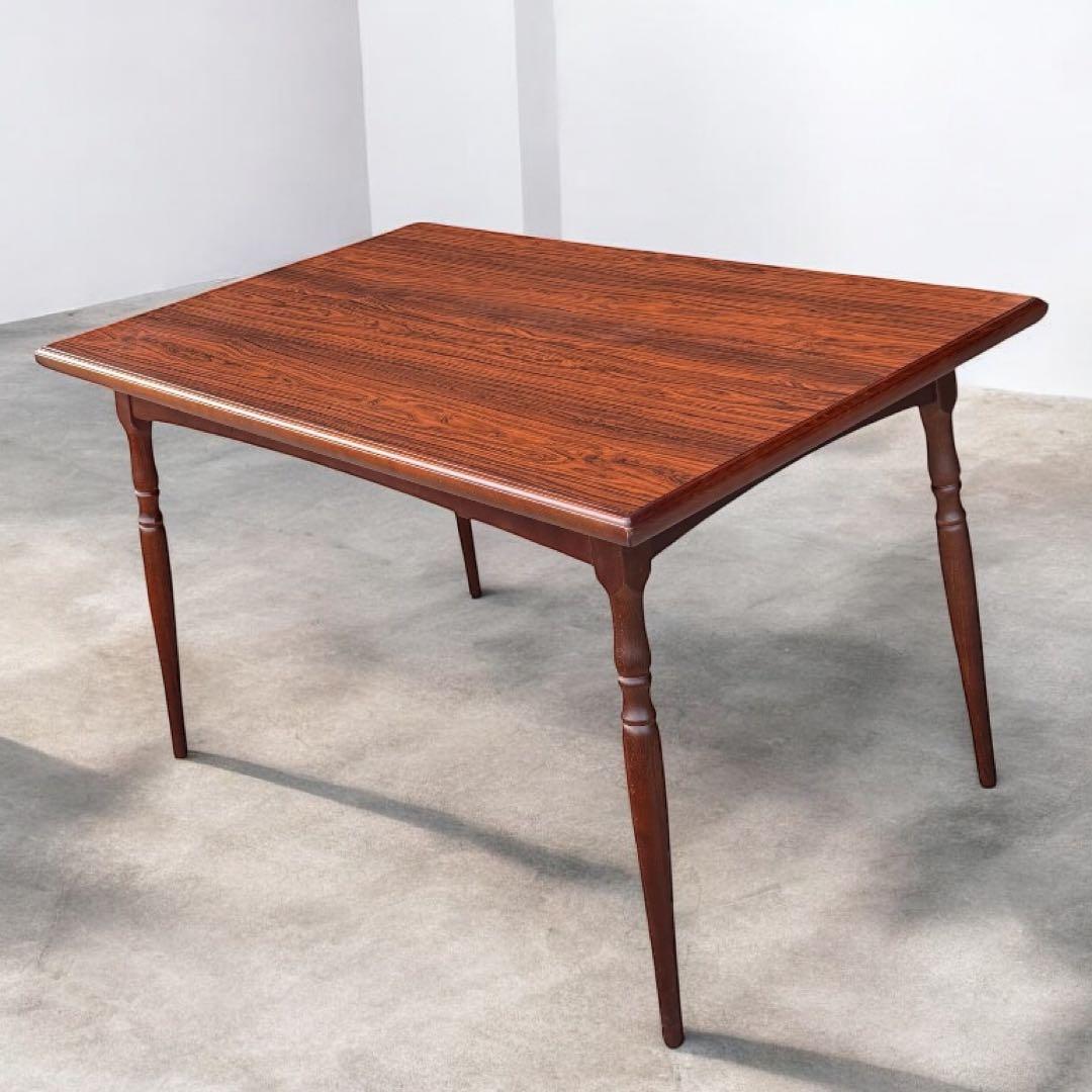 HR625木目が美しい 【希少デザイン】秋田木工　北欧テイストダイニングテーブル