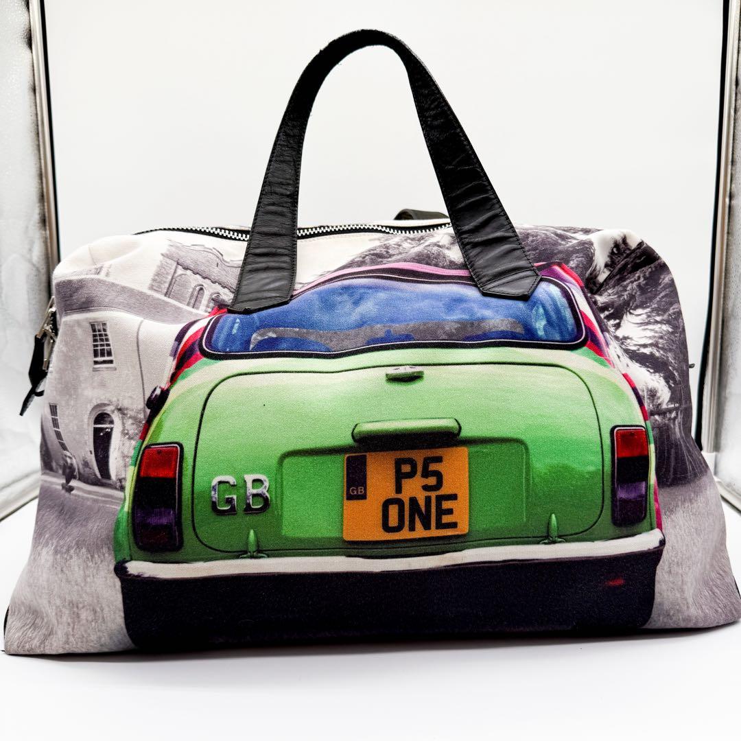 超希少◆ポールスミス クーパー ボストンバッグ 大容量 メンズ マルチカラー