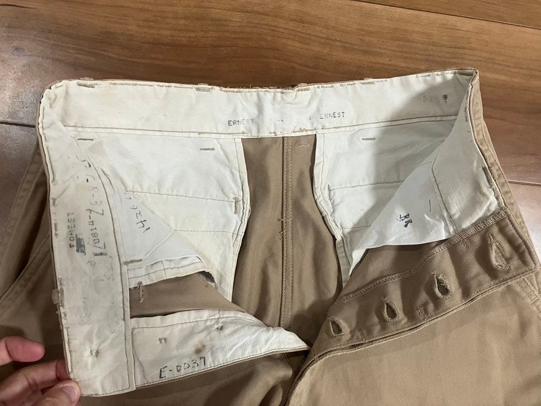 V*様 40s M-41 US ARMY アメリカ軍 チノ 41カーキ W31