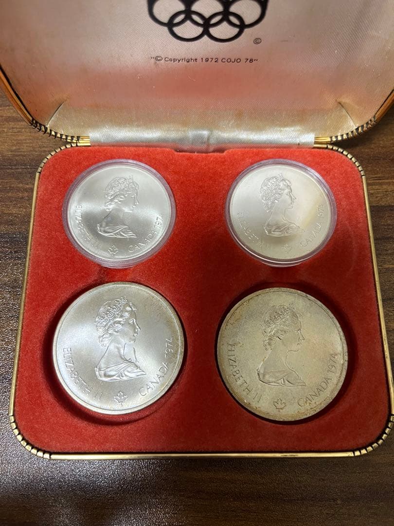 モントリオールオリンピック記念銀貨セット