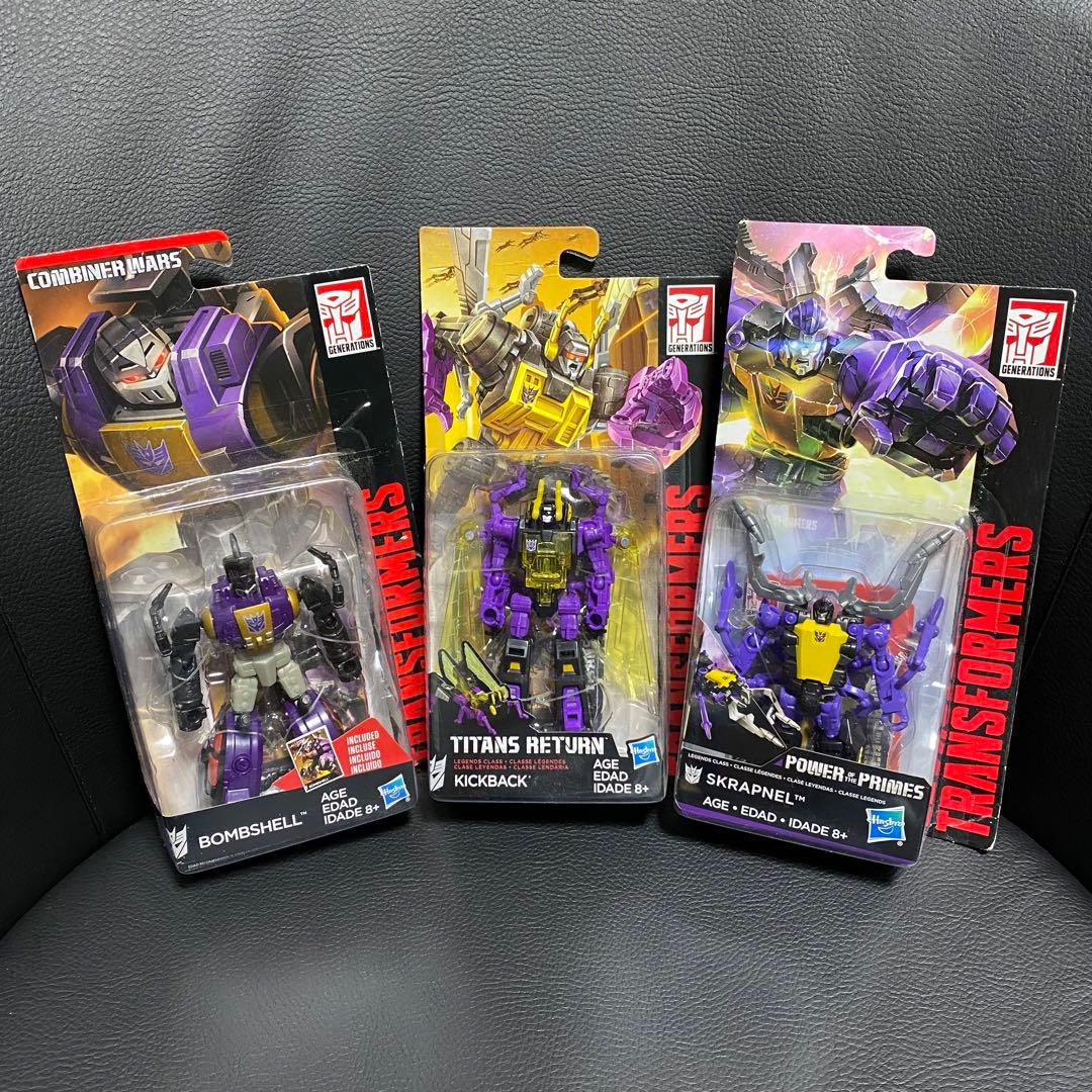 トランスフォーマー キックバック ボンブシェル スクラップネル 3点セット