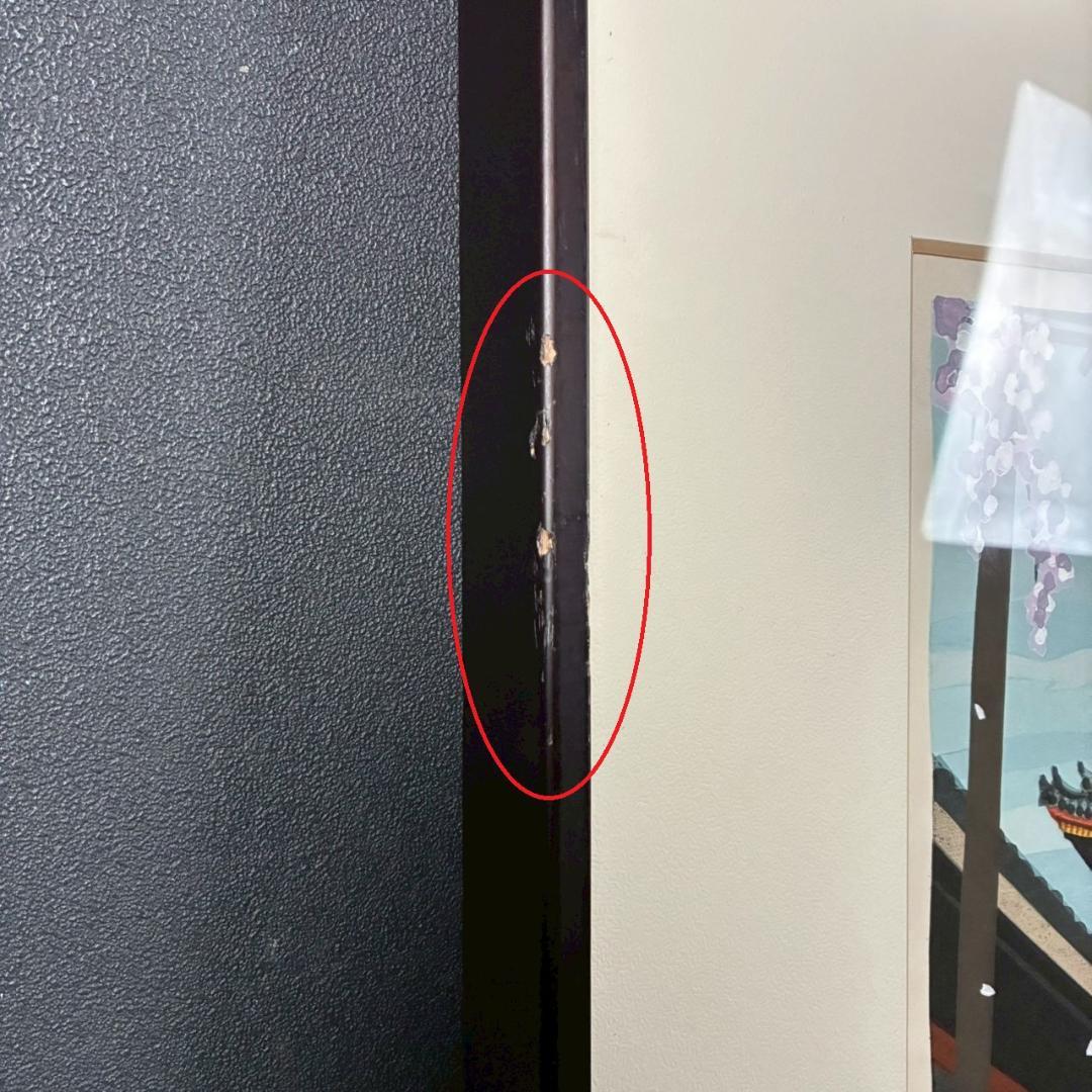 井堂雅夫「雪月花 しだれ桜」木版画 直筆サイン入り 1995年 額縁入 京都風景