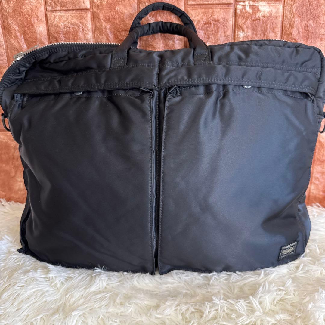 【美品】ポーター　タンカー　2way　ブリーフケース　ビジネスバッグ　黒