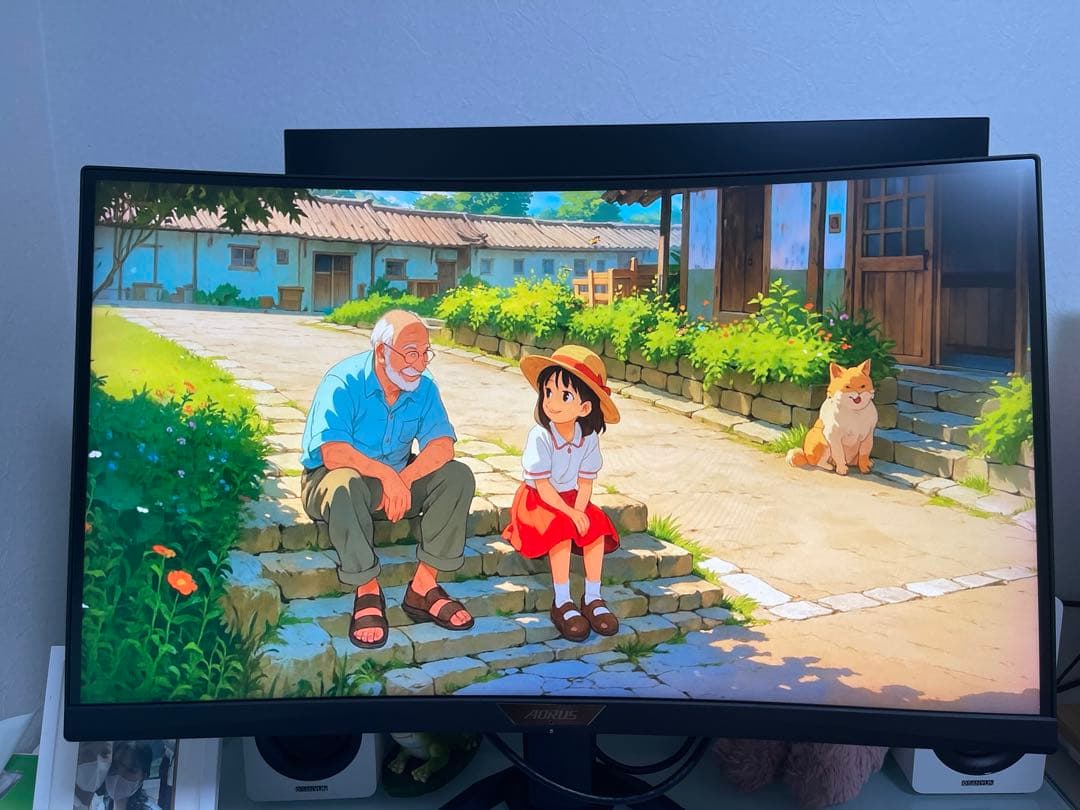 AORUS GIGABYTE CV27Q WQHD ゲーミングモニター