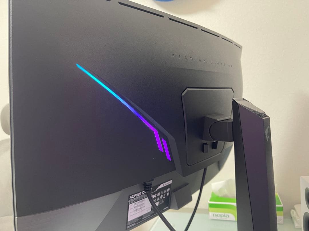 AORUS GIGABYTE CV27Q WQHD ゲーミングモニター
