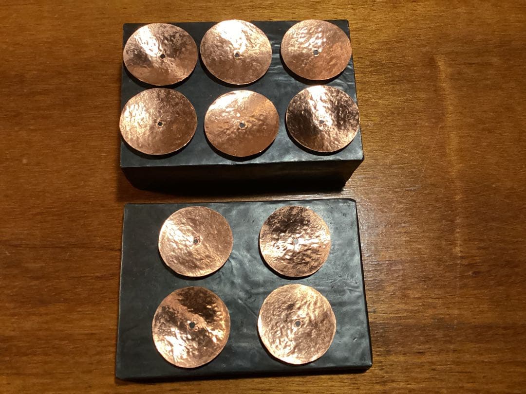 パンデイロ プラチネラ　ブロンズ製　ジングル　中板