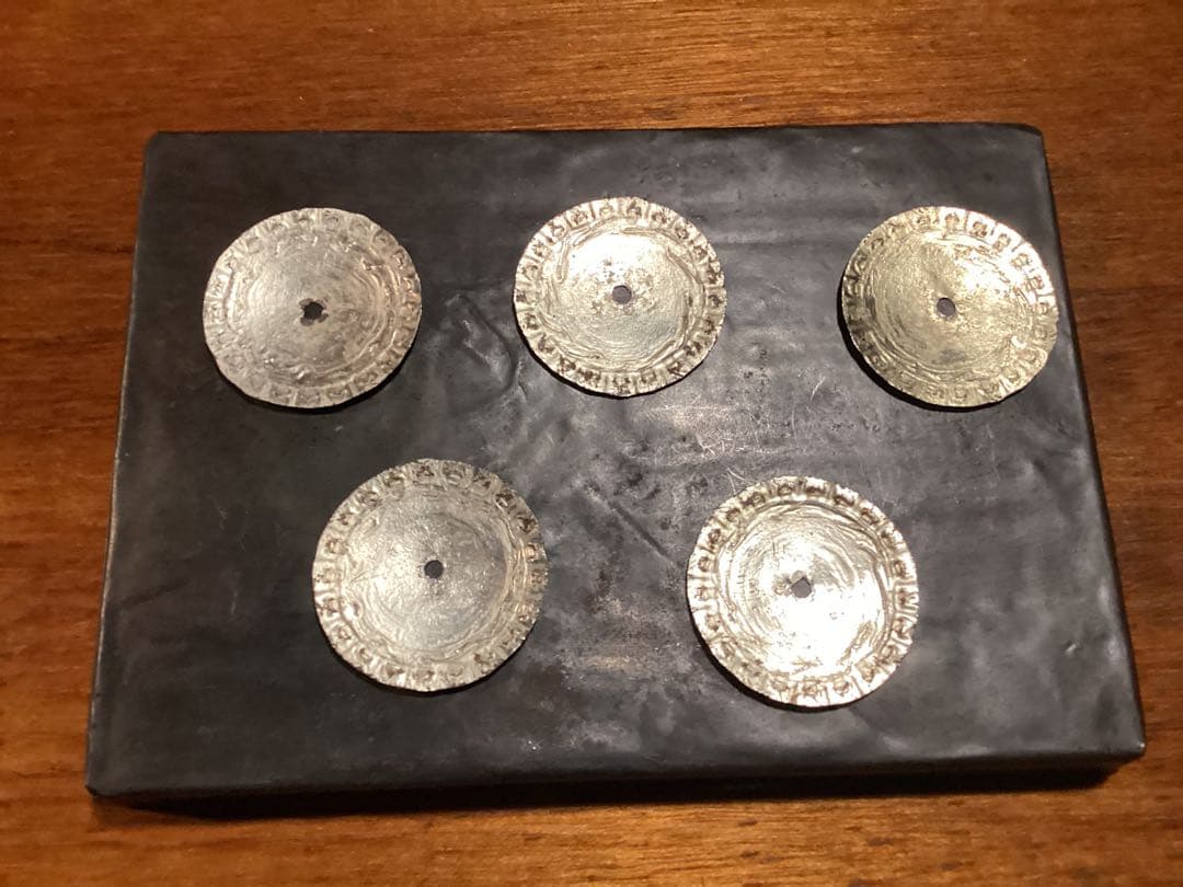 パンデイロ プラチネラ　ブロンズ製　ジングル　中板