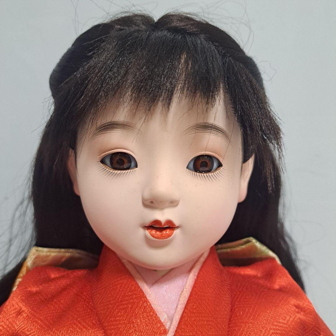 市松人形　寿喜代作　紫絵莉　日本人形　13号　昭和レトロ