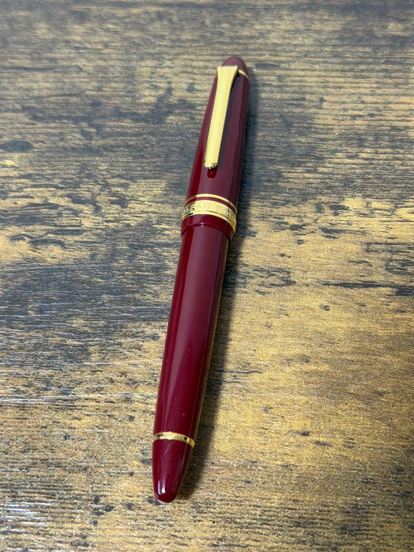 新品未使用　長刀　ディープレッド　ふでDEまんねん　NAG セーラー　万年筆