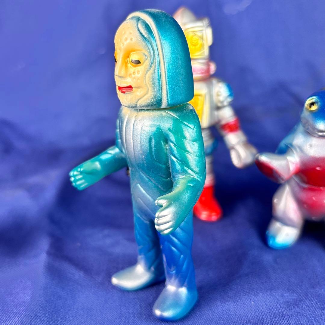 M1号　ミニサイズ　ソフビ　五体　後藤彩色所塗装　ブルマァク