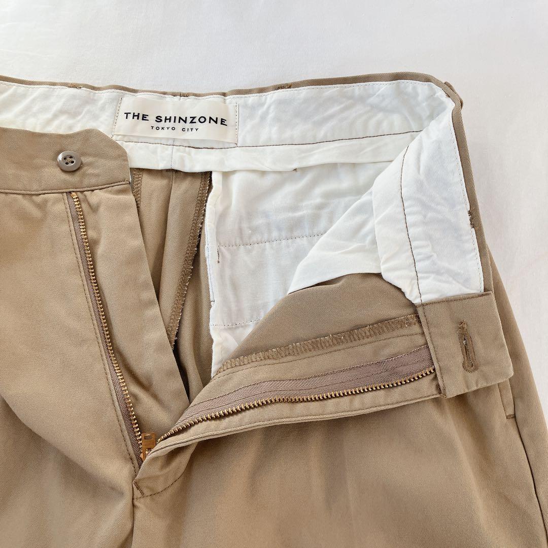 シンゾーン　shinzone ウォッシュドハイウエストチノパンツ