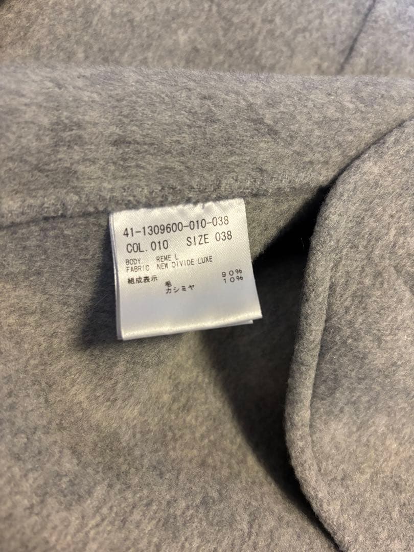 theory luxe グレーコート　38サイズ