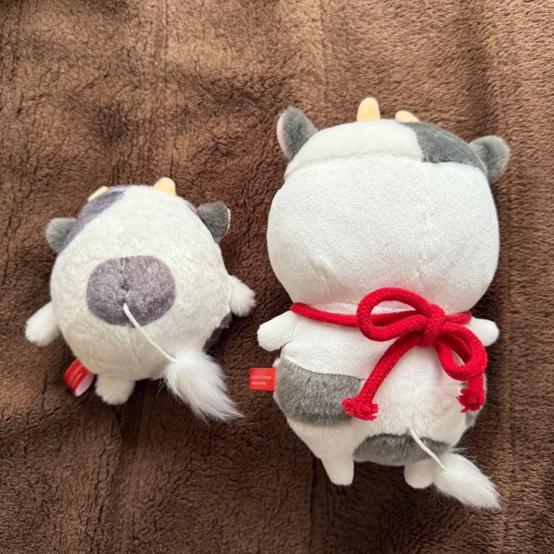 自分ツッコミくま　干支ぬいぐるみ【丑/牛】