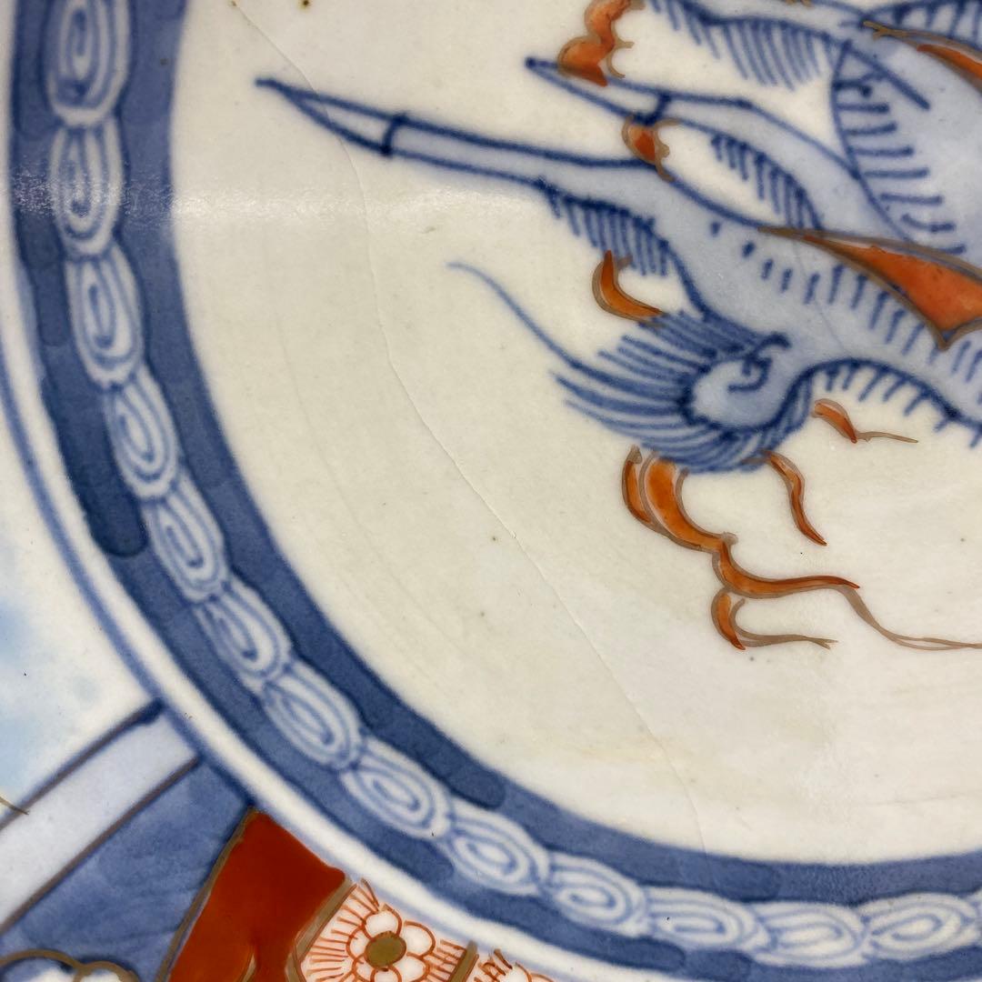 古伊万里　染錦　面取　鉢3点　麒麟図　タサコサ　東さ7-1124③