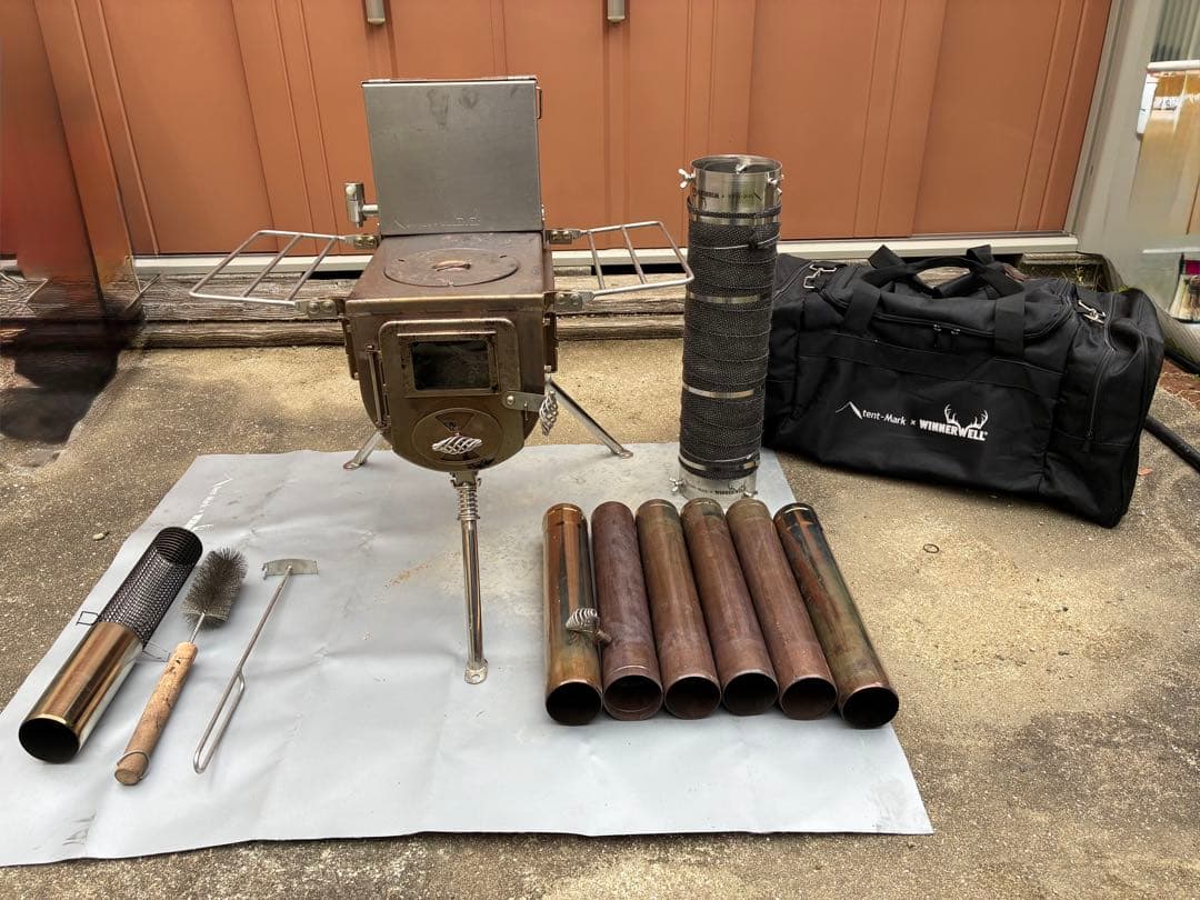 テンマクデザイン Winnerwellウッドストーブサイドビュー [Mサイズ]