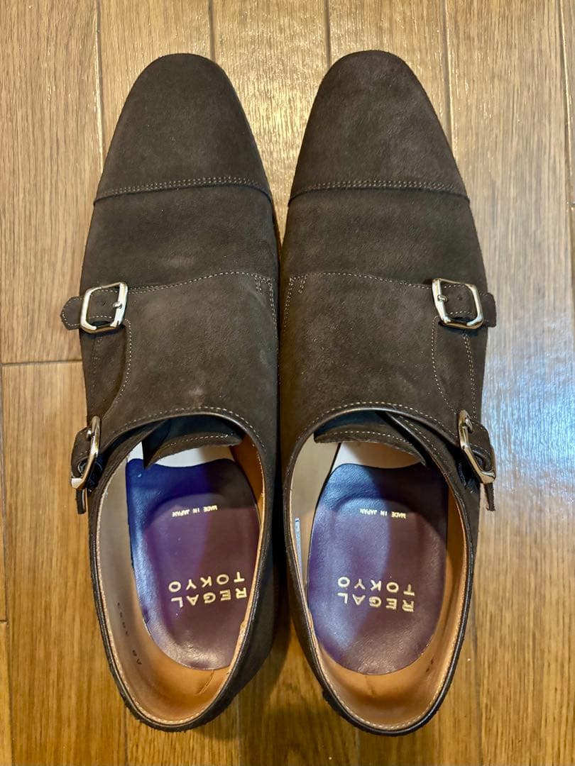 REGAL TOKYO リーガルトーキョー ダブルモンクスエード 25㎝