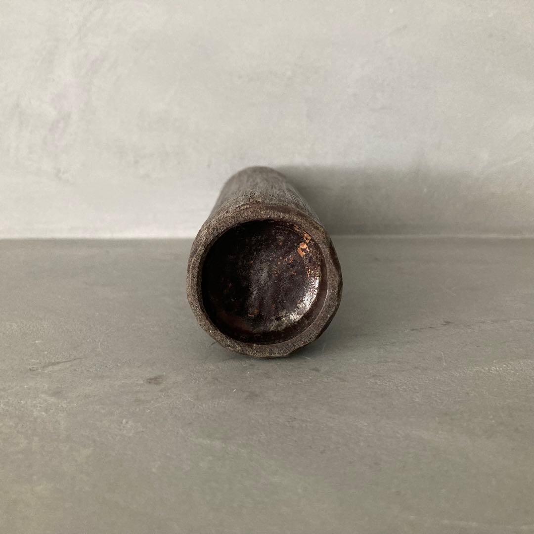 茶道具 蓑虫籠 篭花入 掛籠花入 落し付き