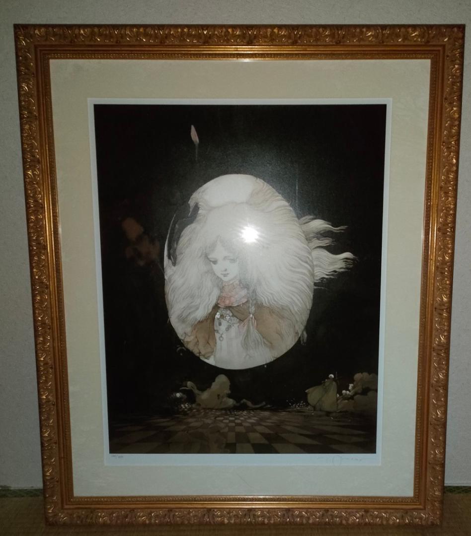 天使のたまご 想空 シルクスクリーン 版画 天野喜孝