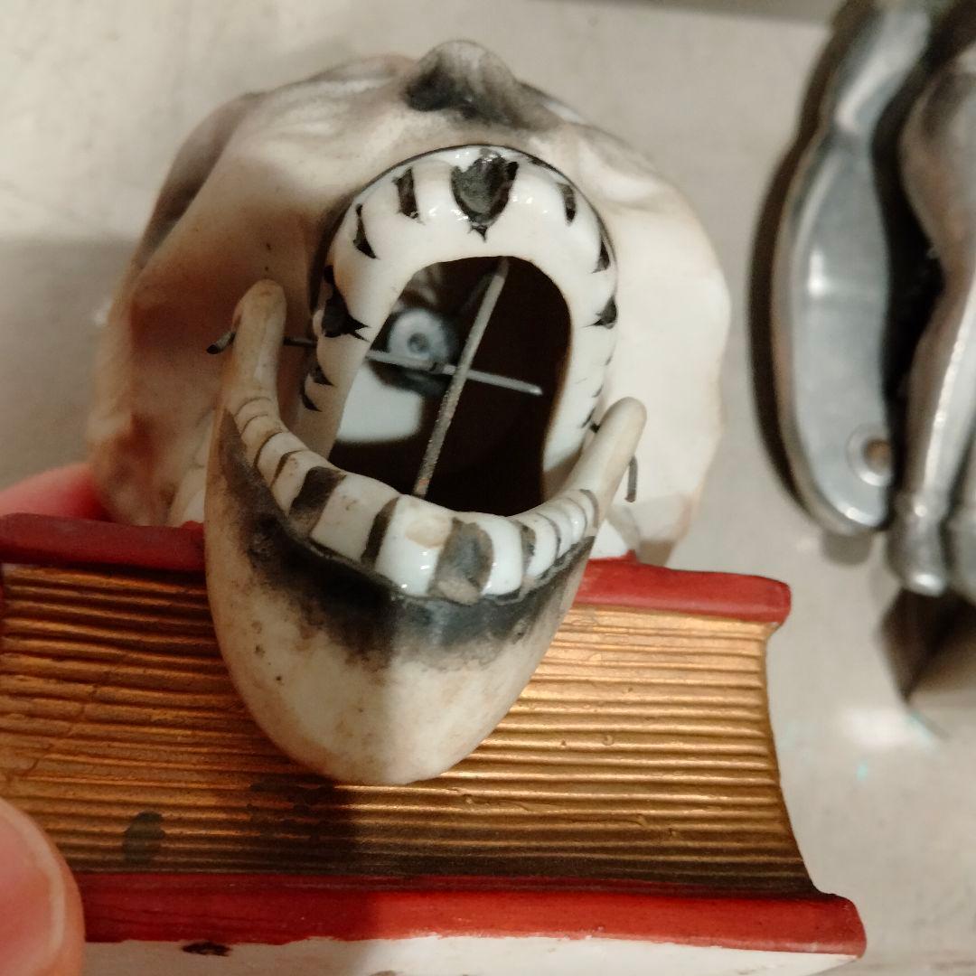 レア 50s スカルオンブック スカル ドクロ　ビンテージ ゴールド